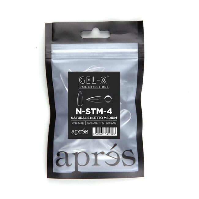 Apres - Refill Bags - Natural - Stiletto Medium - #4