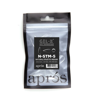 Apres Apres - Refill Bags - Natural - Stiletto Medium - #5