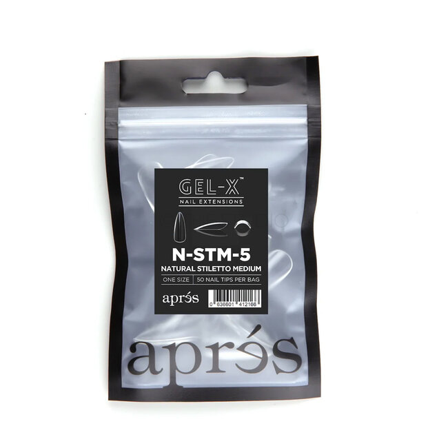 Apres Apres - Refill Bags - Natural - Stiletto Medium - #5