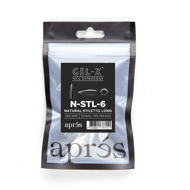 Apres - Refill Bags - Natural - Stiletto Long - #6