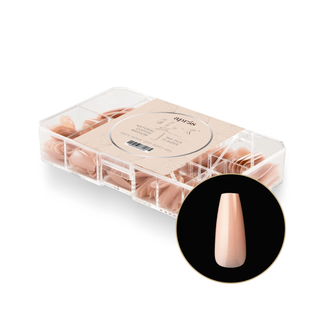 Apres Apres - Tip Box Gel X - Lila - Natural Coffin - Medium