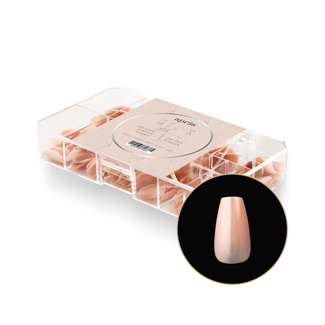Apres Apres - Tip Box Gel X - Lila - Natural Coffin - Short