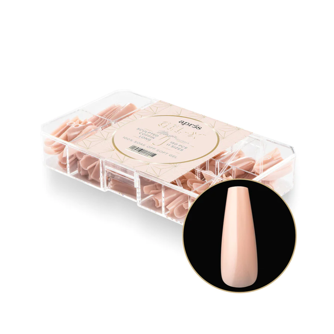 Apres Apres - Tip Box Gel X - Maisie - Sculpted Coffin - Long