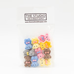 The Studio - Teddy Bear Charms - 10 ct