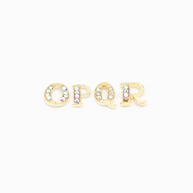 The Studio - Art Pack #384 - Letter Rhinestone - Gold