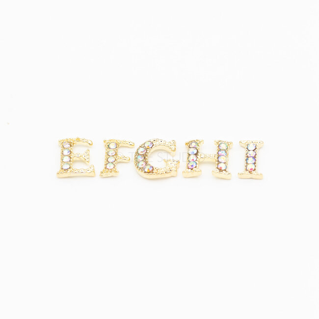 The Studio - Art Pack #384 - Letter Rhinestone - Gold