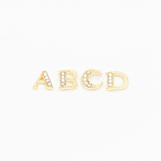 The Studio - Art Pack #384 - Letter Rhinestone - Gold