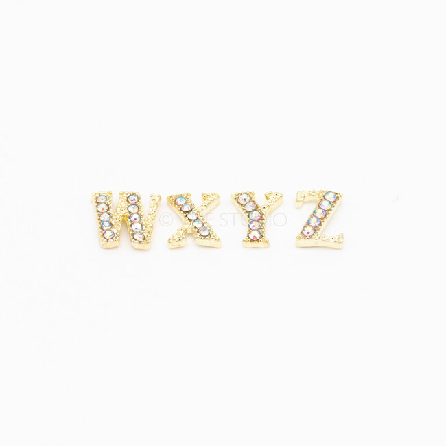 The Studio - Art Pack #384 - Letter Rhinestone - Gold