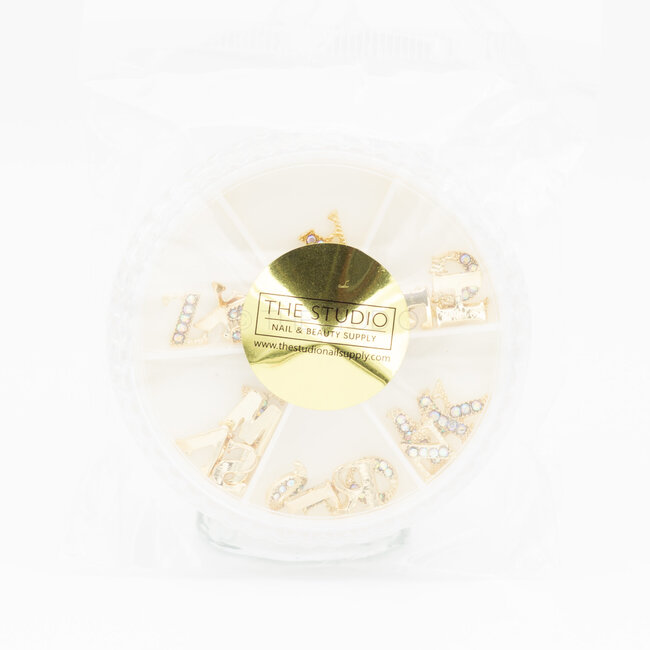 The Studio The Studio - Art Pack #384 - Letter Rhinestone - Gold