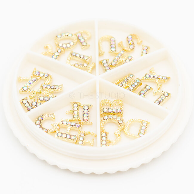 The Studio - Art Pack #384 - Letter Rhinestone - Gold
