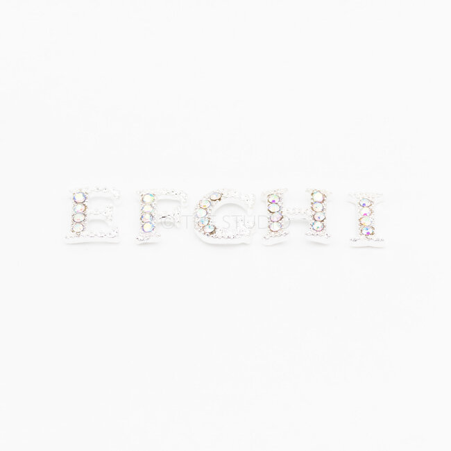 The Studio - Art Pack #383 - Letter Rhinestone - Silver