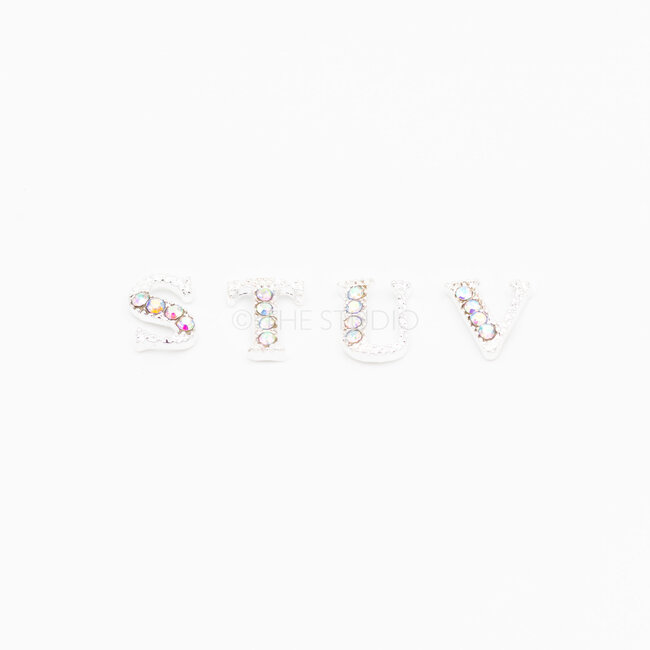 The Studio - Art Pack #383 - Letter Rhinestone - Silver