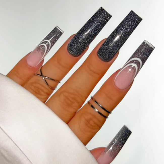Kiara Sky Kiara Sky - Diamond FX Reflective Acrylic - 18 Midnight Sky - 1 oz