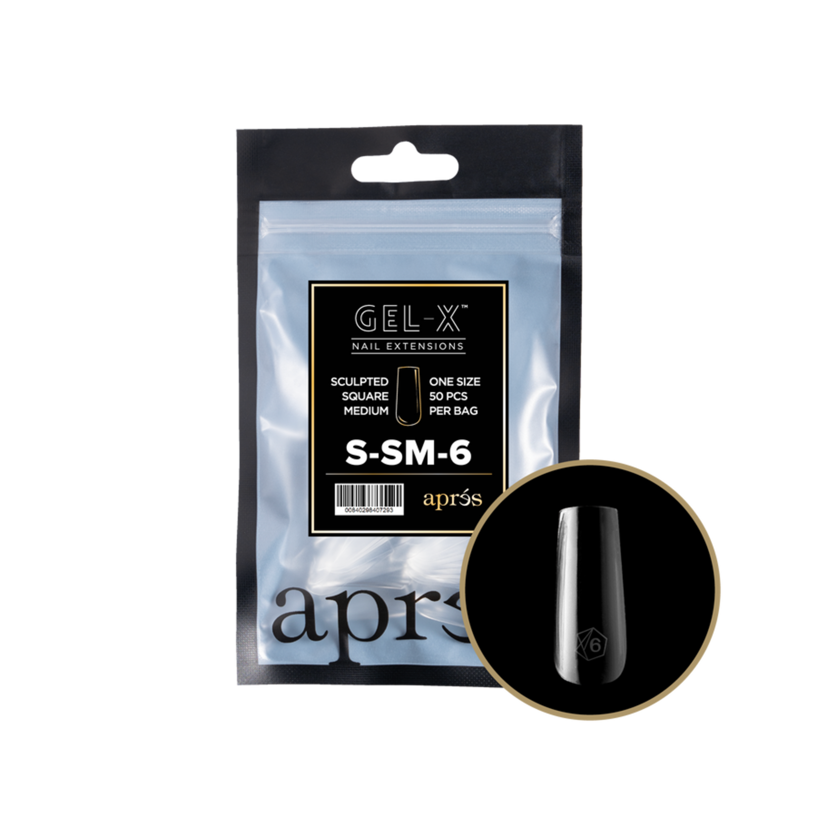 Apres Apres - Refill Bags - Sculpted - Square Medium - #6