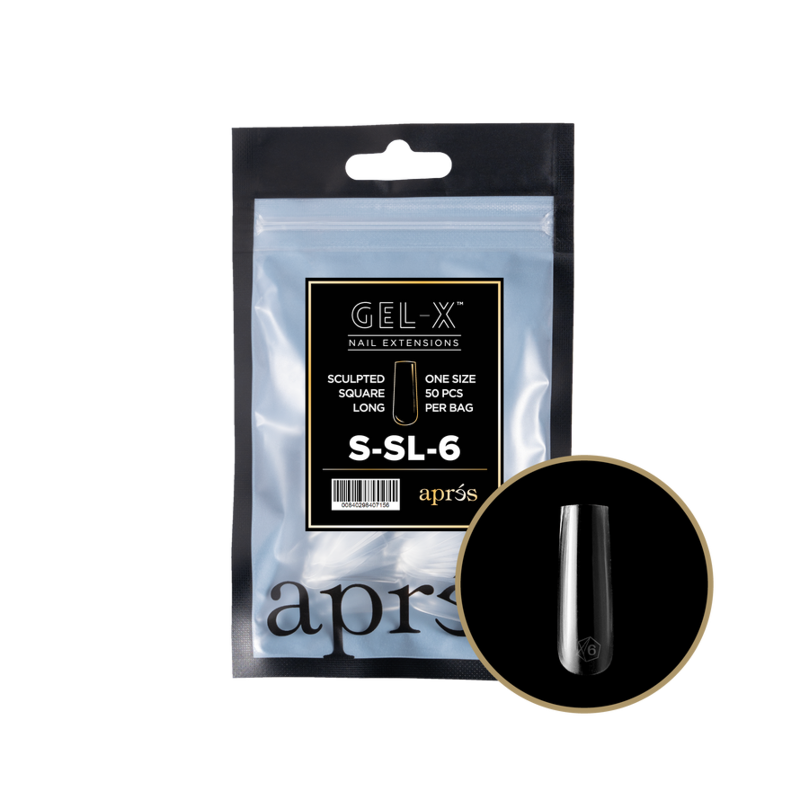 Apres Apres - Refill Bags - Sculpted - Square Long - #6