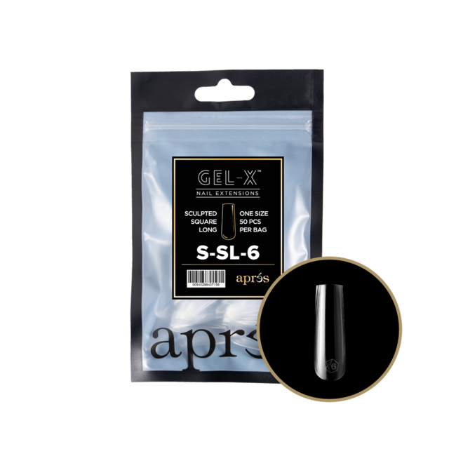 Apres Apres - Refill Bags - Sculpted - Square Long - #6