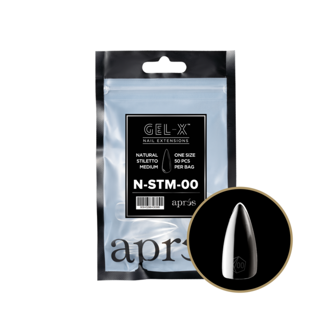 Apres Apres - Refill Bags - Natural - Stiletto Medium - #00