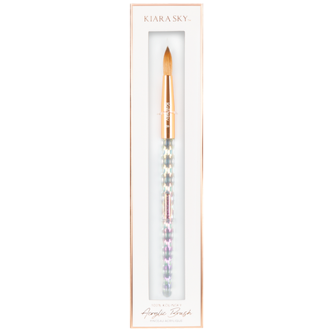 Kiara Sky - Acrylic Kolinsky Brush - Iridescent - Size 8