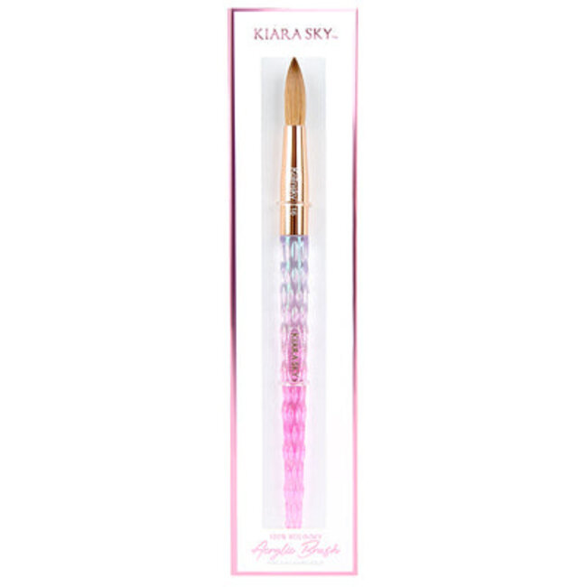 Kiara Sky - Acrylic Kolinsky Brush - Pink - Size 16