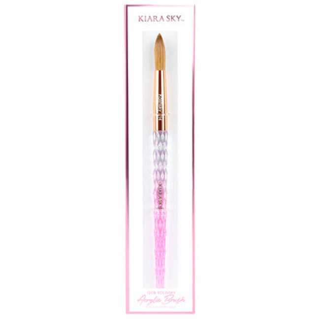 Kiara Sky Kiara Sky - Acrylic Kolinsky Brush - Pink - Size 14