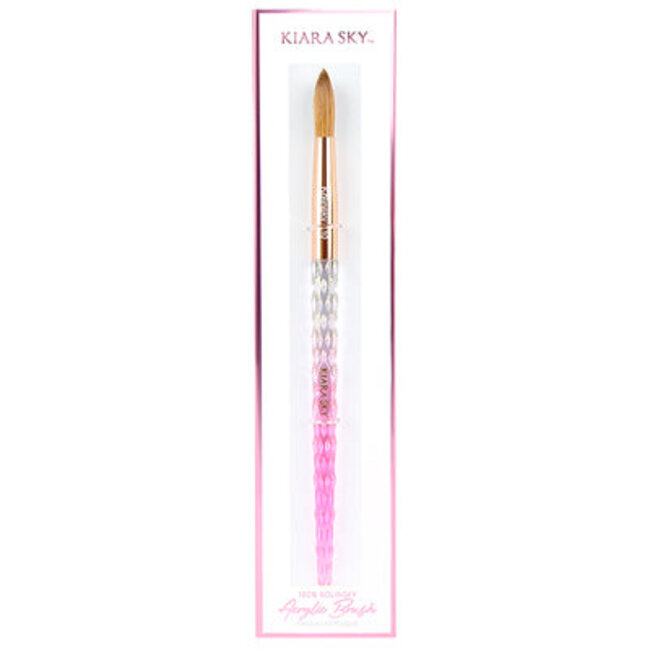 Kiara Sky Kiara Sky - Acrylic Kolinsky Brush - Pink - Size 10