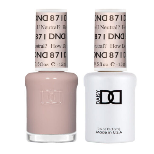 DND - 0 871 - How Do U Neutral - DUO Polish
