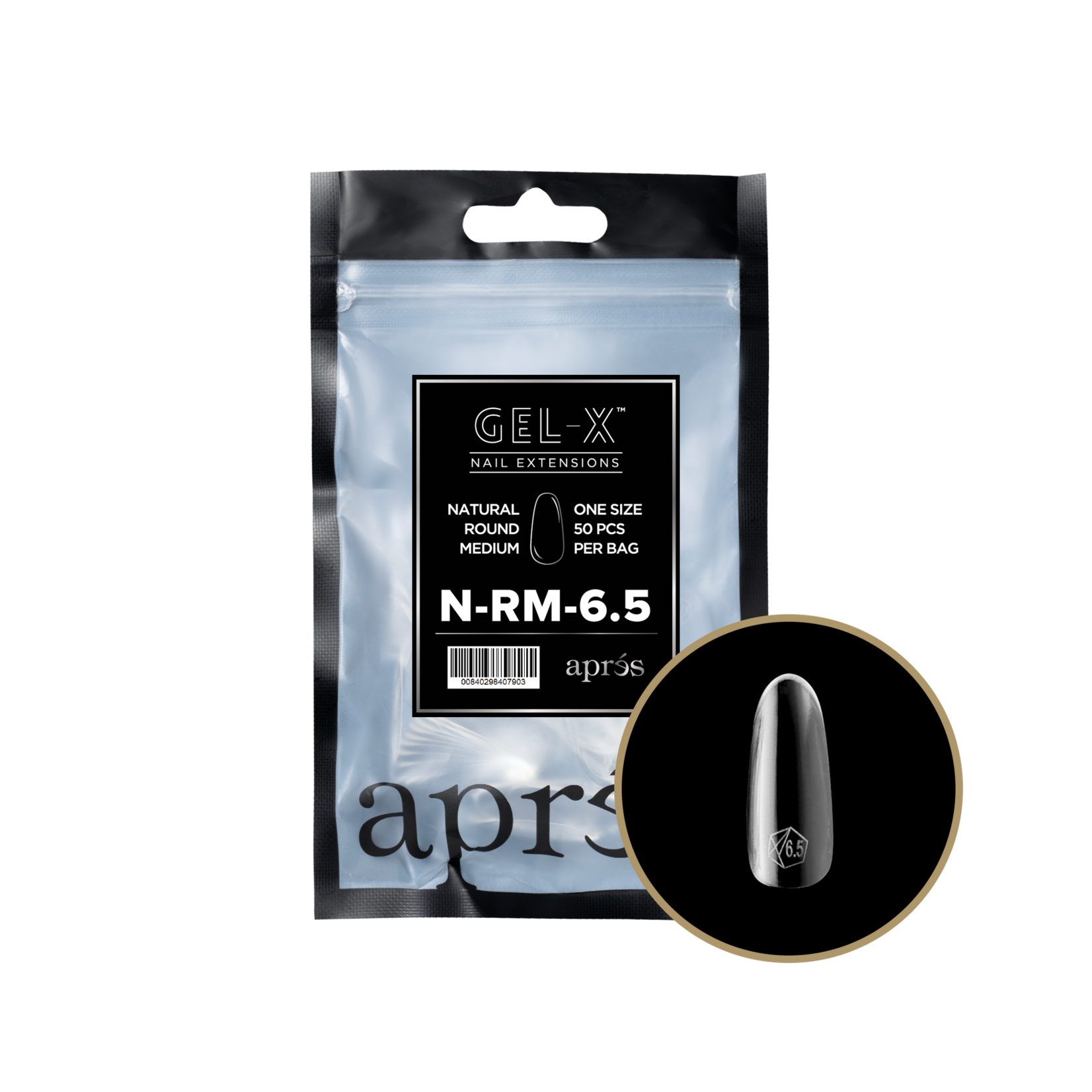 Apres Apres - Refill Bags - Natural - Round Medium - #6.5