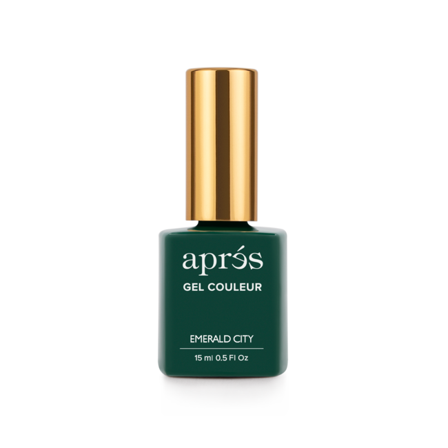 Apres - Gel Couleur - 347 Emerald City - 0.5 oz