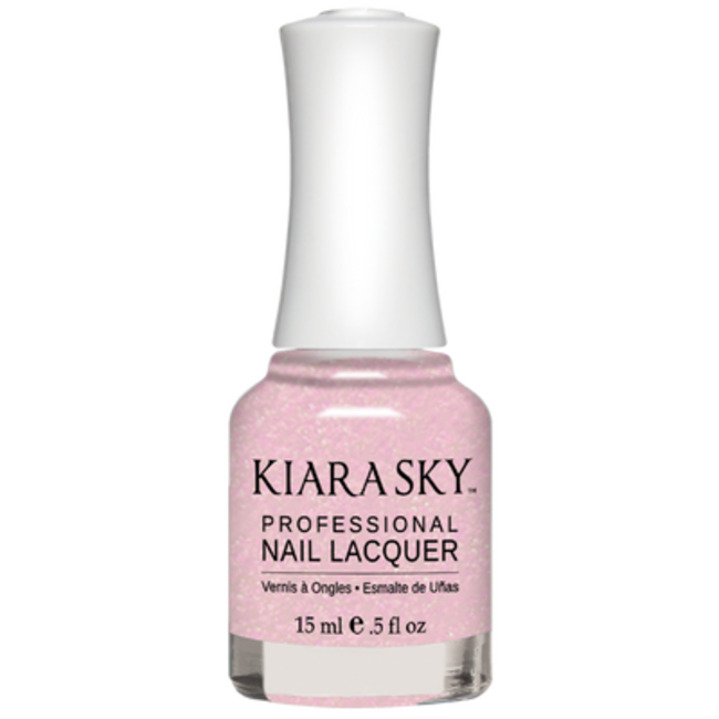 Kiara Sky - 5041 - Lacquer - Pink Stardust - 0.5 oz