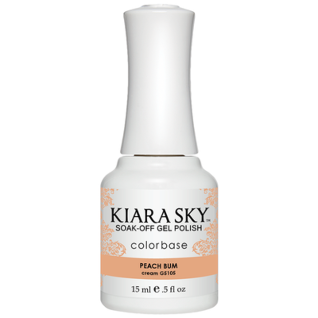 Kiara Sky - 5105 - Gel - Peach Bum - 0.5 oz