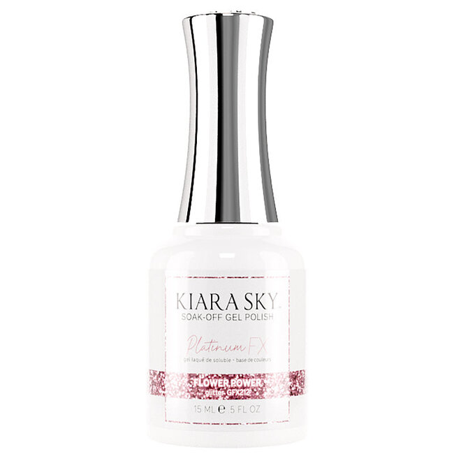 Kiara Sky Kiara Sky - Platinum FX Glitter Gel -212 Flower Power- 0.5 oz