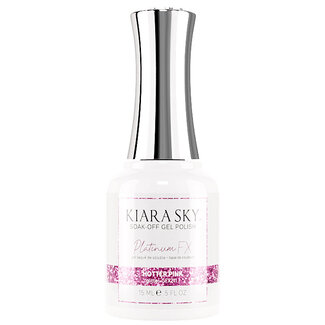 Kiara Sky Kiara Sky - Platinum FX Glitter Gel -211 Hotter Pink - 0.5 oz