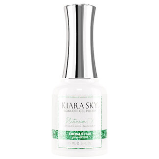 Kiara Sky Kiara Sky - Platinum FX Glitter Gel -208 Emerald Star - 0.5 oz
