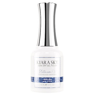 Kiara Sky Kiara Sky - Platinum FX Glitter Gel -206 Deep Sea - 0.5 oz