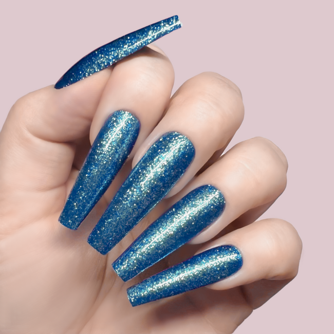 Kiara Sky - Platinum FX Glitter Gel -206 Deep Sea - 0.5 oz