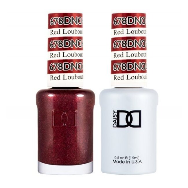 DND - 0 678 - Red Louboutin - DUO Polish