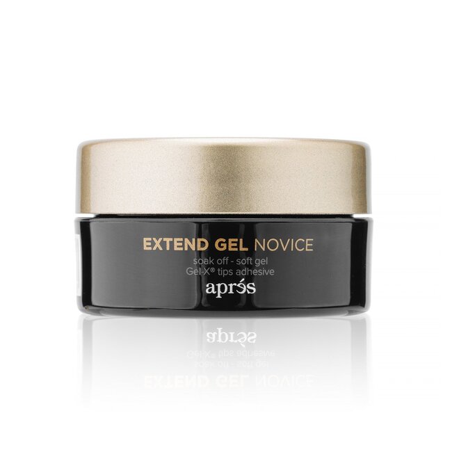 Apres Apres - Gel X - Extend Gel Novice - Tips Adhesive Jar - Clear - 15 ml
