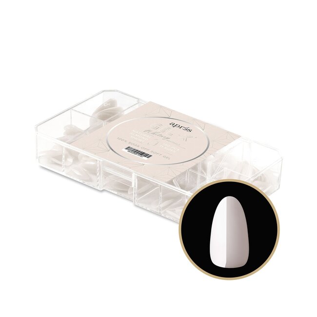 Apres Apres - Tip Box Gel X - Whitney - Natural Almond - Short