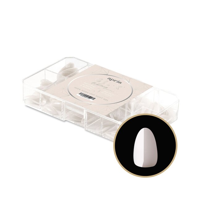 Apres Apres - Tip Box Gel X - Whitney - Natural Almond - Extra Short