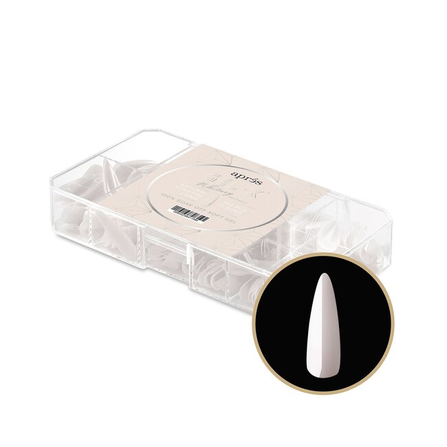 Apres Apres - Tip Box Gel X - Whitney - Natural Stiletto - Long