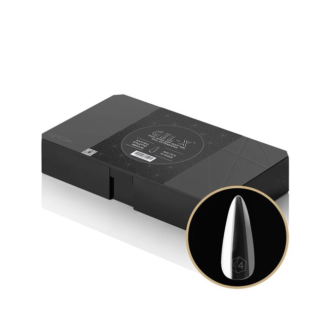 Apres Apres - Tip Box 2.0 Gel X - Clear - Natural Stiletto - Medium