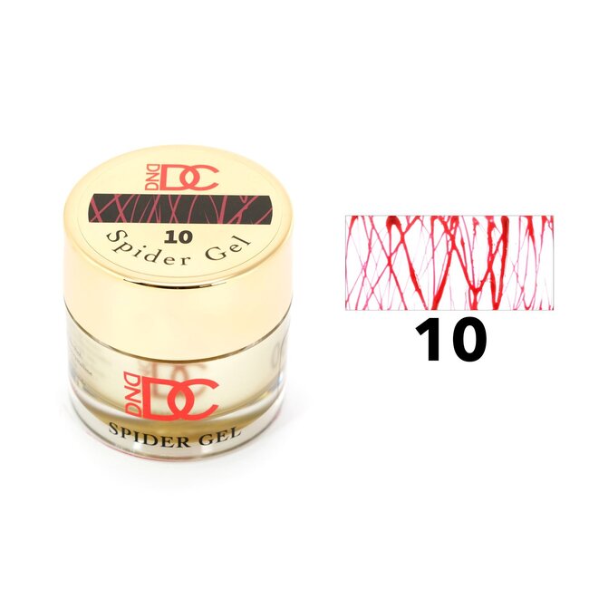 DC - Spider Gel - 10 - Red - 0.5 oz