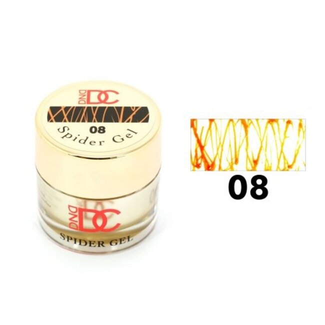 DC DC - Spider Gel - 08 - Orange - 0.5 oz