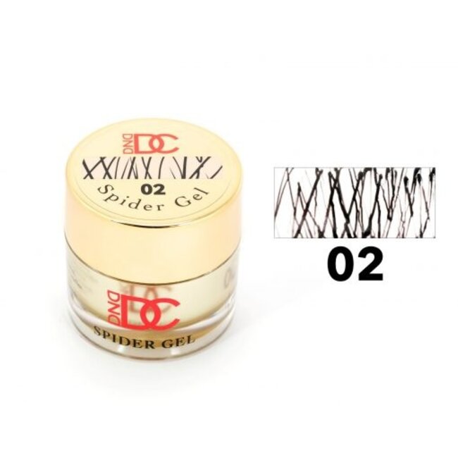 DC DC - Spider Gel - 02 - Black - 15 ml