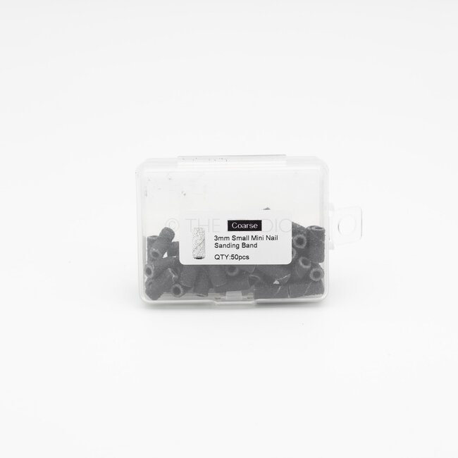 Small Sanding Bands - Black - 50 ct - C