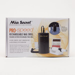 Mia Secret Mia Secret - Pro-Speed Rechargeable Nail E-File Drill with Metal Clip - Black