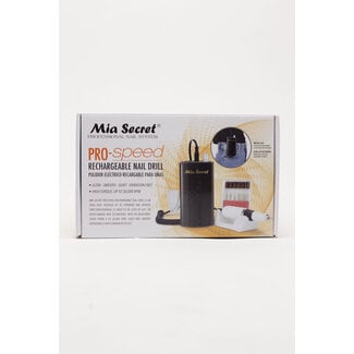 Mia Secret Mia Secret - Pro-Speed Rechargeable Nail E-File Drill with Metal Clip - Black