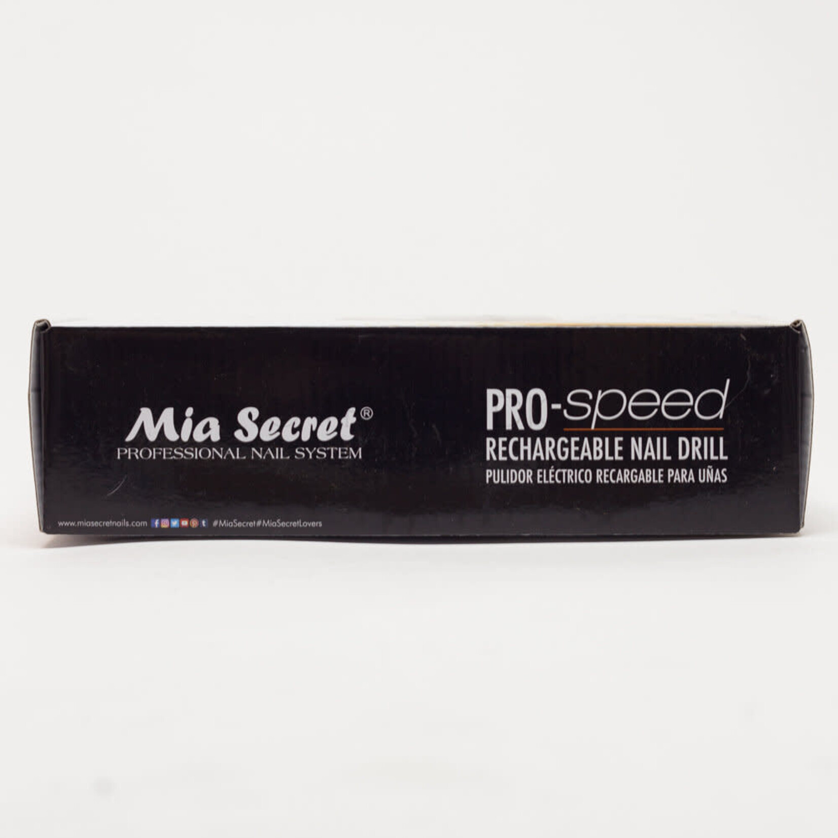 Mia Secret Mia Secret - Pro-Speed Rechargeable Nail E-File Drill with Metal Clip - Black