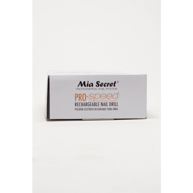 Mia Secret - Pro-Speed Rechargeable Nail E-File Drill with Metal Clip - Black