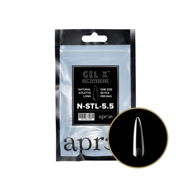 Apres - Refill Bags - Natural - Stiletto Long - #5.5